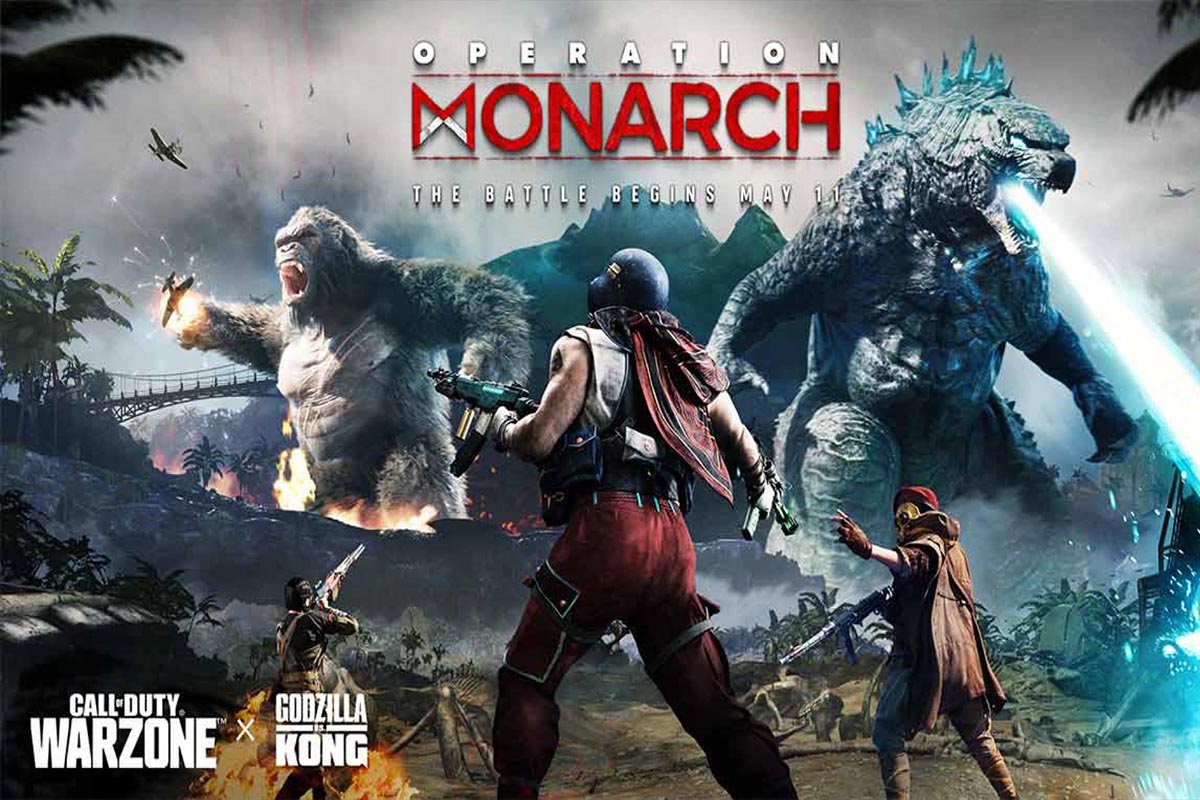 Call of Duty: Warzone گودزیلا و کینگ کنگ را با عملیات Monarch اضافه می کند
